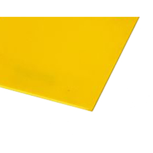 Chapa de Poliestireno (PS) - Amarelo - 2,00 x 1,00 mts